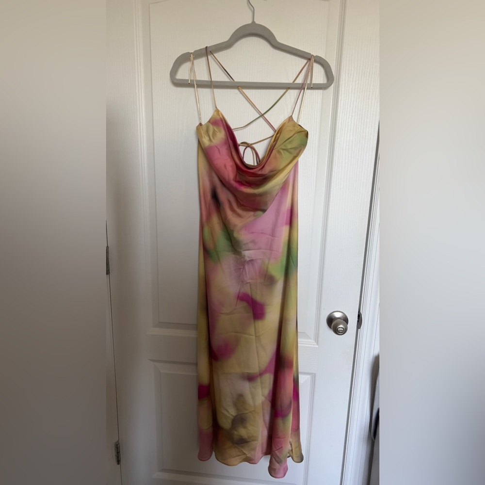 ZARA Tie Dye Midi Slip Dress (2022). NEW with tag. - Picture 2 of 10